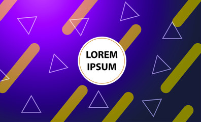 Colorful geometric background. Vector EPS10 gradient. Simple shapes, minimal style