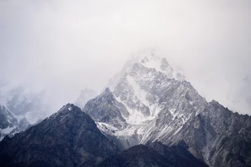 Stickers pour porte K2 belle montagne dans la nature paysage vue du Pakistan