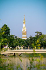 Wat phra that panom at Nakhon Phanom, Thailand.