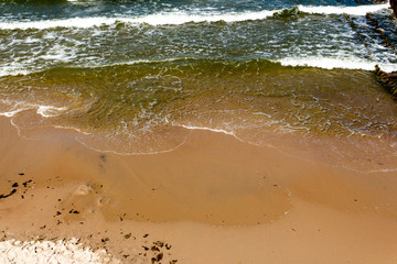 sea surf on the Baltic Sea