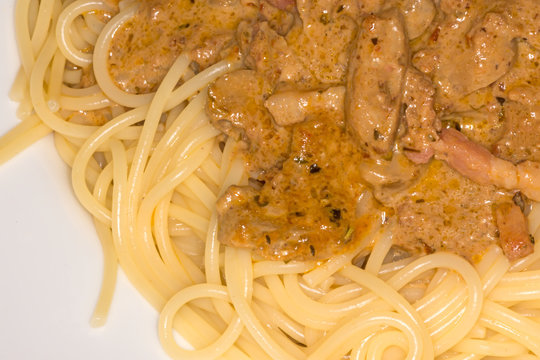 Spaghetti alla cacciatore