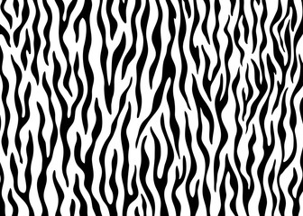 Zebra skin pattern design. Animal print vector illustration background. Wildlife fur skin design illustration. For web, home decor, fashion, surface, graphic design