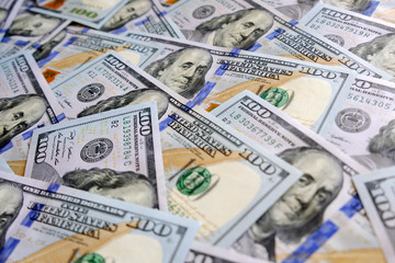 American dollars background