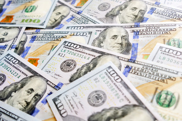 American dollars background. Usd cash money