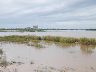 雨季のメコン川