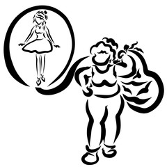 A strong woman who wants to be a weak beautiful girl