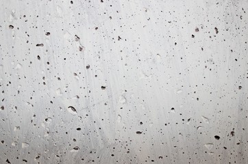 The porous structure of concrete