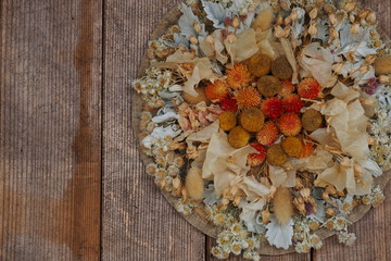 ドライフラワーアレンジメント