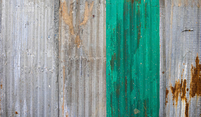 Texture of old zinc surface galvanized rust from the fence for background