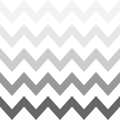 Black horizontal zigzag pattern, seamless background. Abstract geometric texture. Simple children's print. Vector illustration