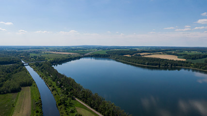 Fototapeta pławniowice jezioro - gliwice- wypoczynek obraz