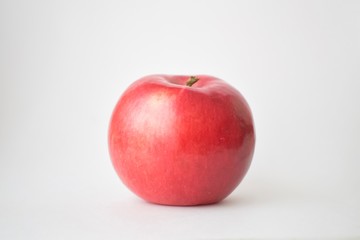 red apple isolated on white background