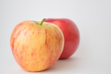 red apple isolated on white background