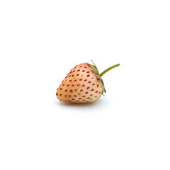 Non-toxic Fresh strawberries Isolated on the white background.