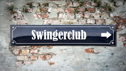 Schild 390 - Swingerclub