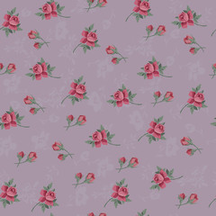 Seamless vintage floral pattern for gift wrap and fabric design