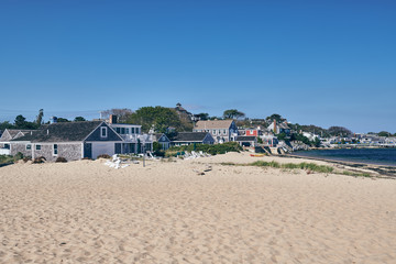 Fototapeta na wymiar Beach at Provincetown, Cape Cod, Massachusetts, USA.