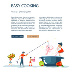 Easy cooking landing page