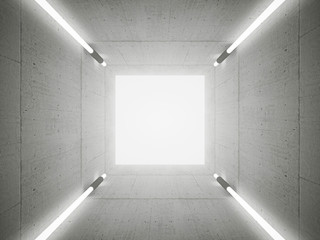 Obraz premium Concrete tunnel
