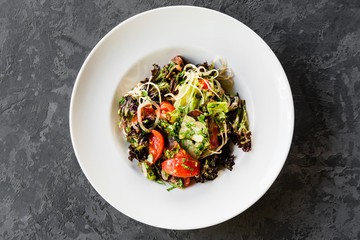 Delicious restaurant dish of national Georgian cuisine