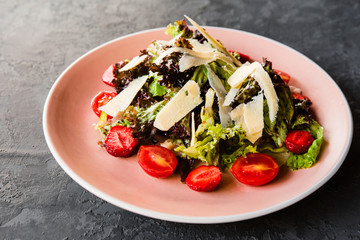 Delicious restaurant dish of national Georgian cuisine