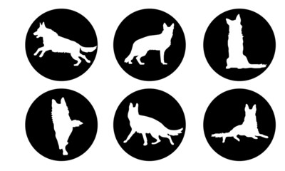 Deutscher Schäferhund Icons
