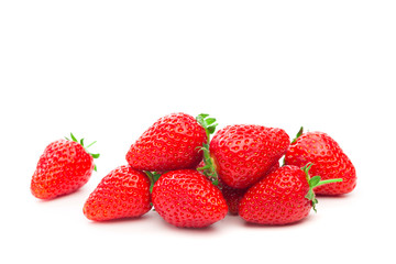 Strawberry isolated on white background. Clipping Path