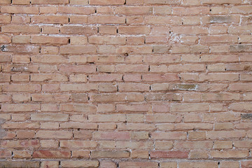 Texture, background. Old red brick wall