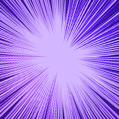 Abstract purple bright explosive background