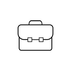 briefcase icon. Head Hunting Related Vector Line Icons