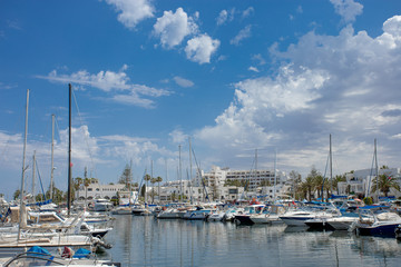 Fototapeta na wymiar port of el kantaoui