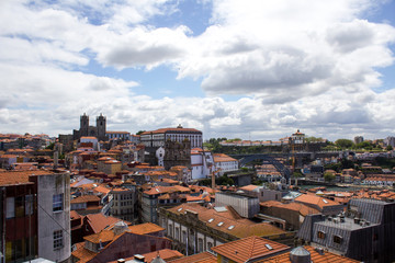Fototapeta na wymiar Porto old town landscape. Visit Portugal concept.