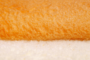 Bread texture closeup