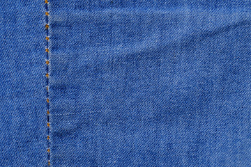 Naklejka premium niebieska tekstura tkaniny tkaniny