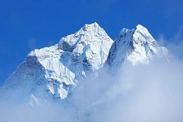 Crédence de cuisine en verre imprimé Ama Dablam Ama Dablam in the Everest Region of the Himalayas, Nepal