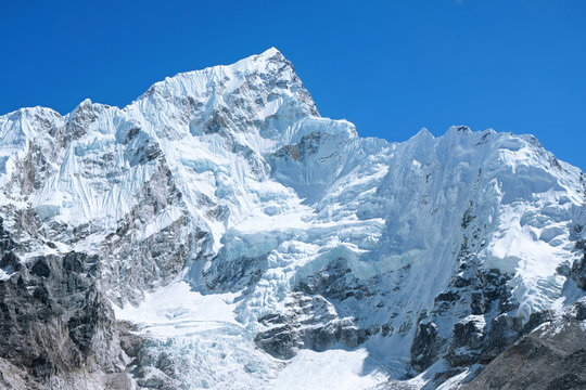 Panoramic view of Mount Everest, Himalayas napal