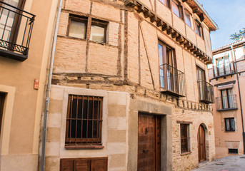 Fototapeta na wymiar old building in the historic center of the city