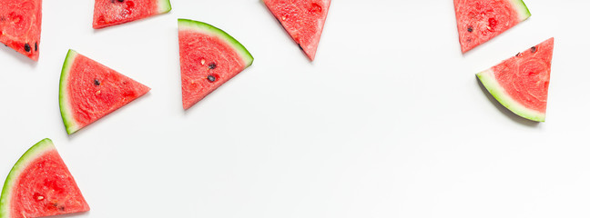 Fresh watermelon slices pattern © dvoevnore