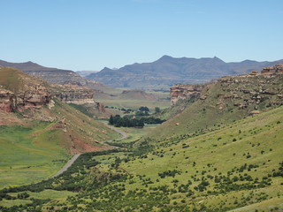 Obraz premium Valley, Golden Gate Highlands National Park, South Africa