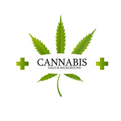 Medical marijuana icons pills, Rx bottles and other medicinal cannabis symbols. 