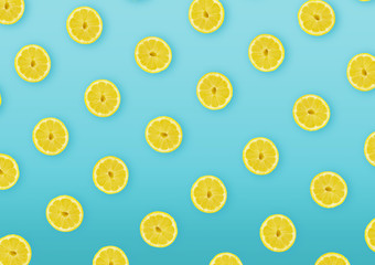 Fototapeta premium Fruit yellow lemon wallpaper and background textures