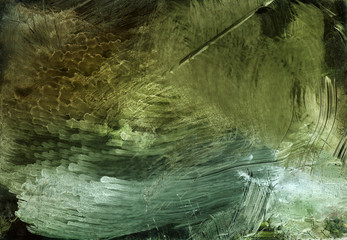 Abstract illustration associated with blizzard or night wind.