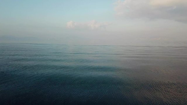 Marmara Sea, Maltepe, Istanbul, sea view drone footage, sm01