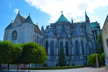 Fototapeta na wymiar Kathedrale Notre-Dame von Chartres