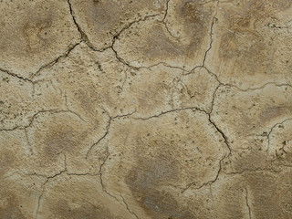 old concrete wall with crack texture