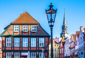 old town of stade in north germany