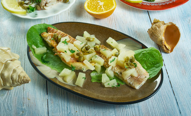 Broiled Snapper with pineapple Salsa