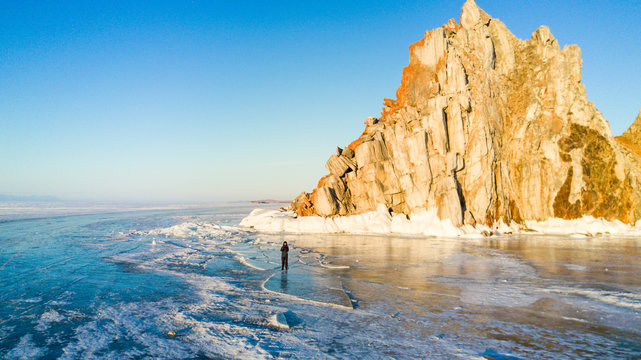 Drone Lake Baikal