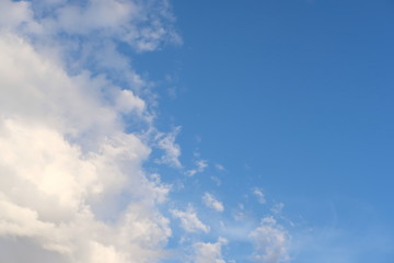 Naklejka na ściany i meble Blue sky and Cloud wallpaper background