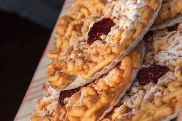 Every year in October next to the small Italian little church of St. Magdalena in Val di Funes the local celebration 